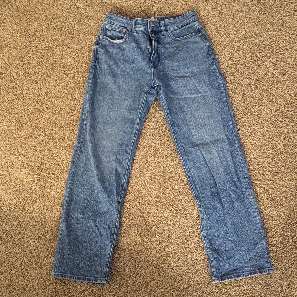 Madewell curvy 90s straight jean